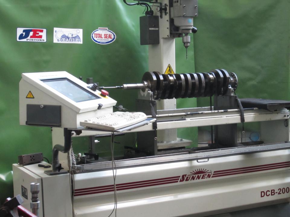 Kurbelwellen-Wuchtmaschine